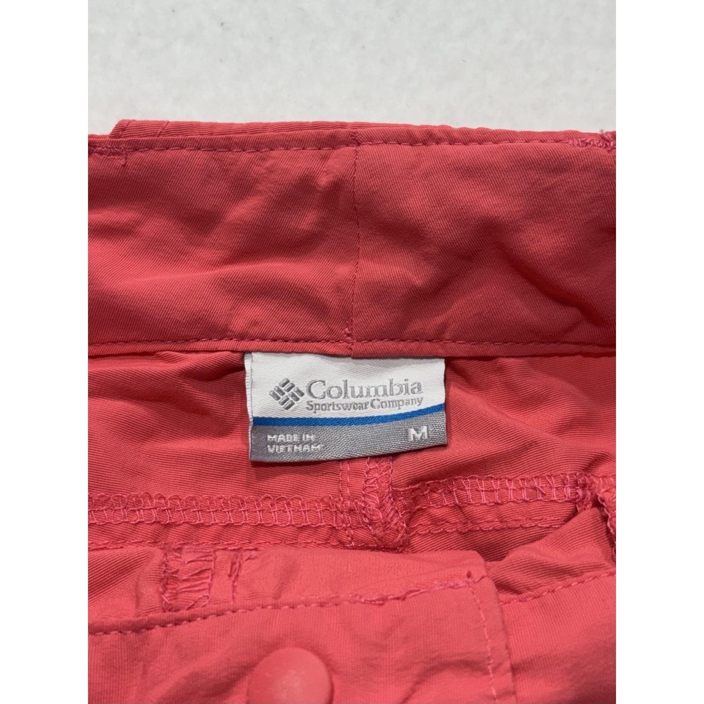 Columbia PFG Shorts Womens M Pink Omni-Shade Fishing Quick Dry UV Lightweight - Picture 6 of 11